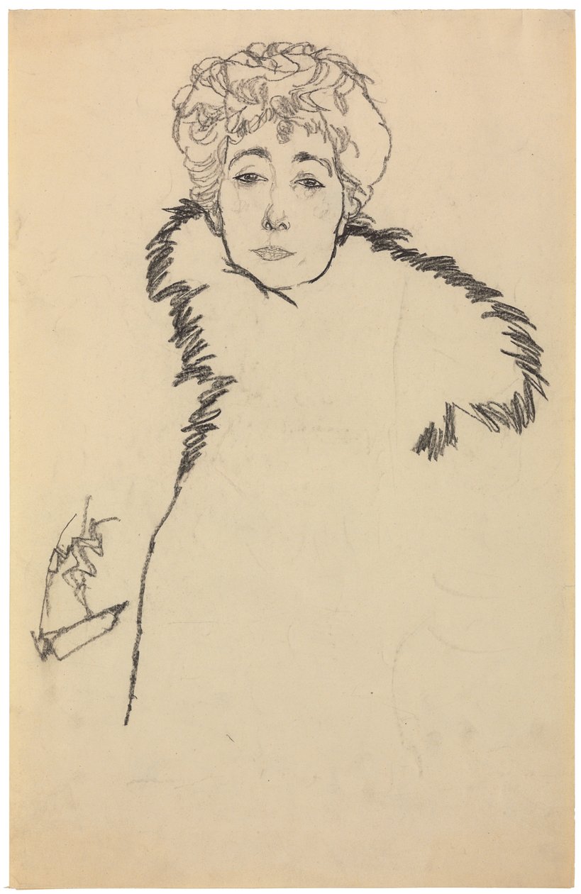 Serena Lederer, 1917 door Egon Schiele