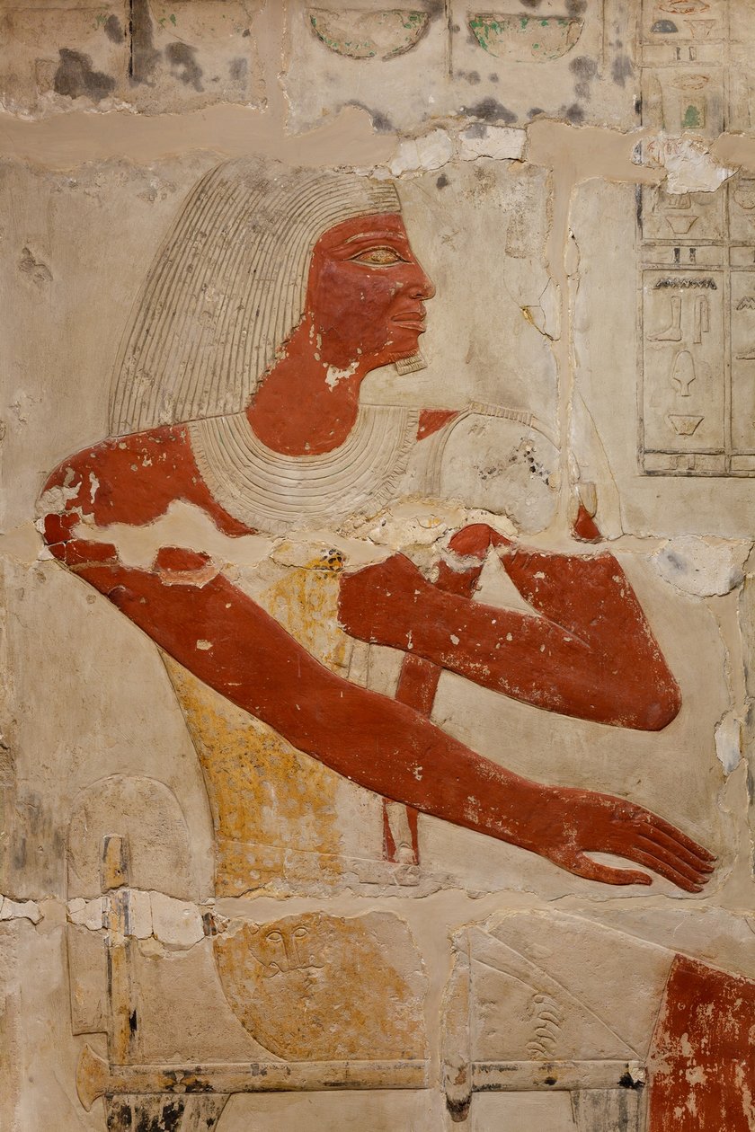 Mastaba graf van Perneb, ca. 2381-2323 v.Chr. door Egyptian 5th Dynasty