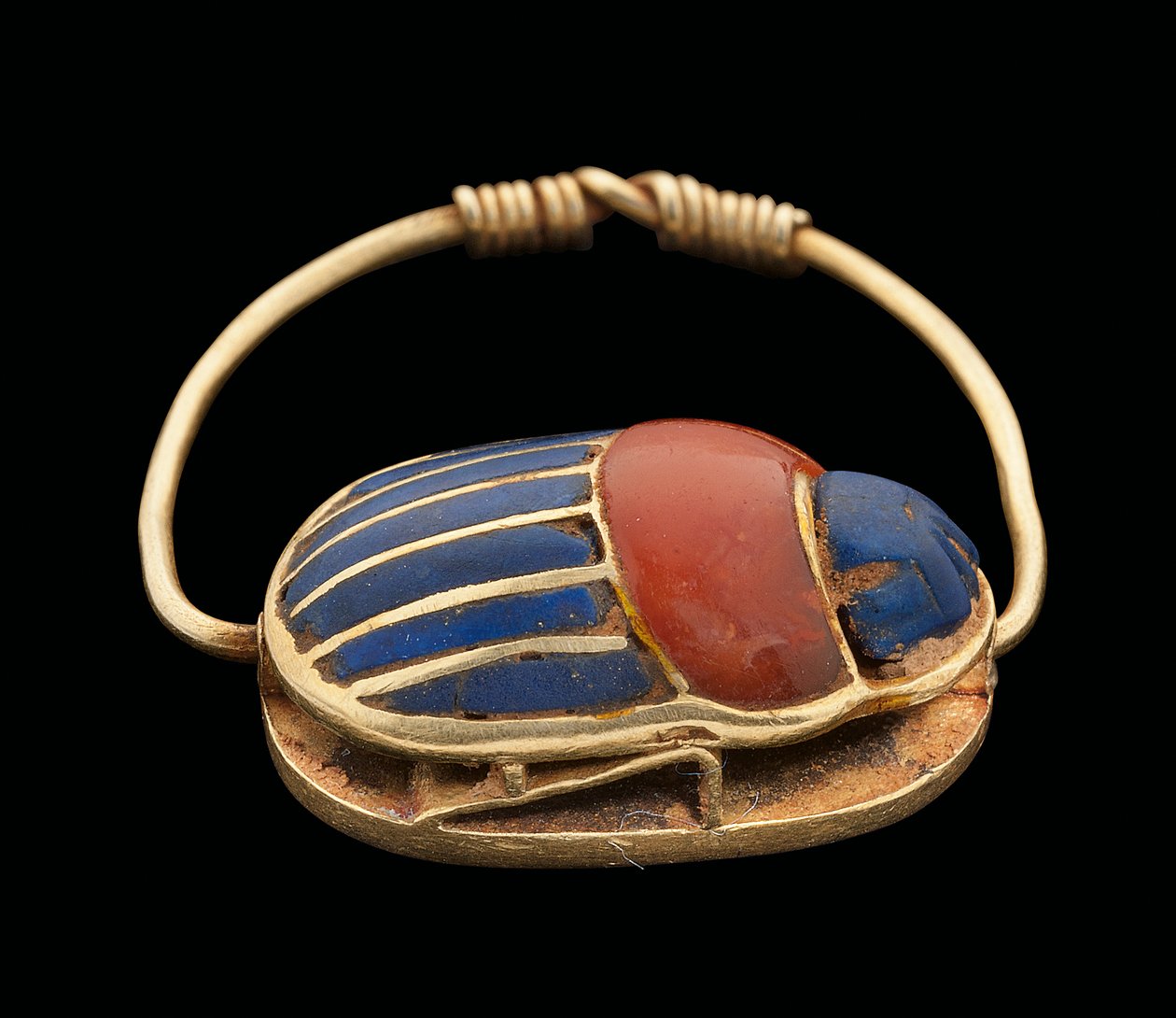 Scarabeevingerring, Middenrijk door Egyptian 12th Dynasty