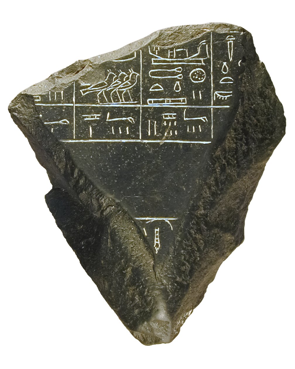 Fragment van de Palermo Steen door Egyptian 5th Dynasty