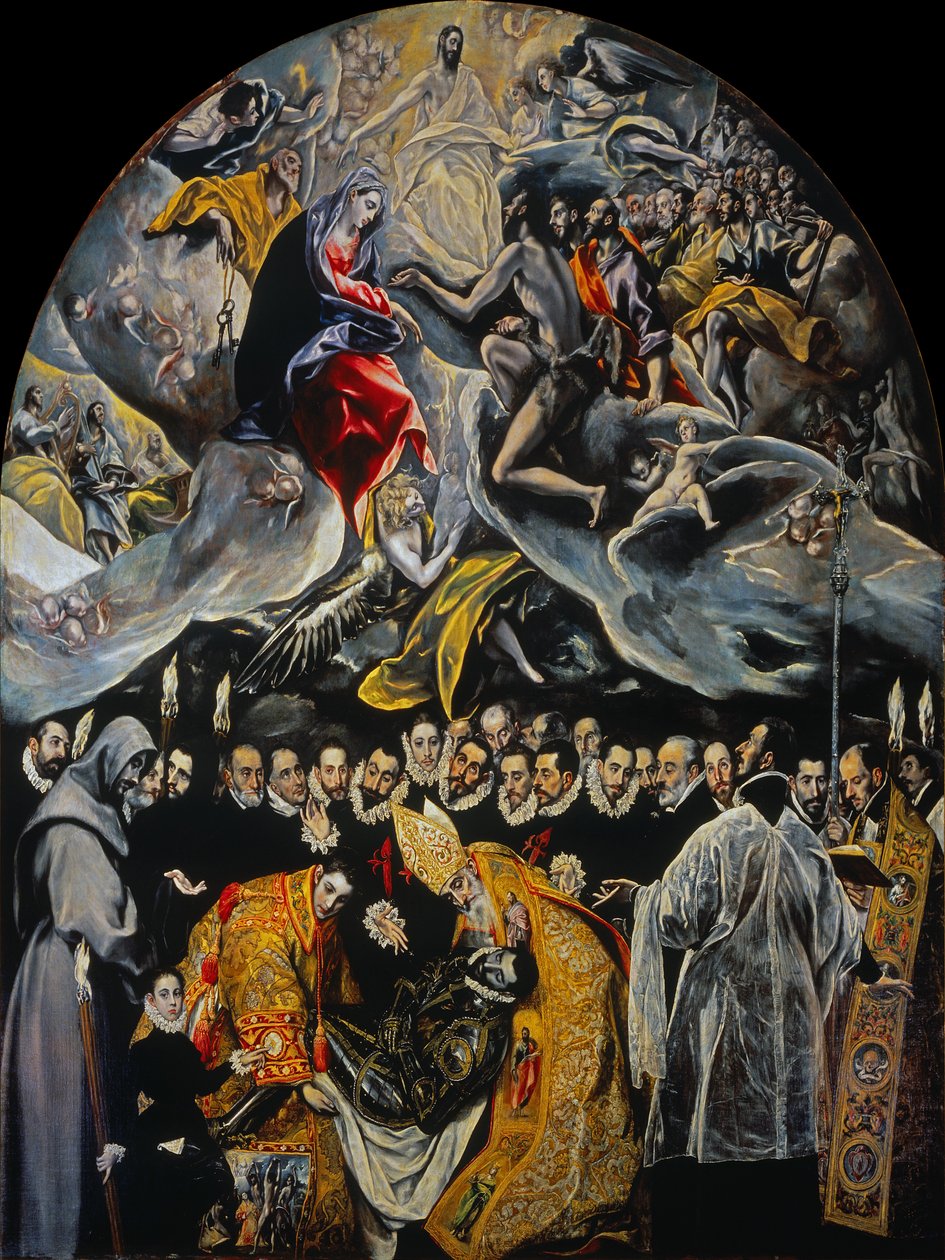 De begrafenis van de graaf van Orgaz door El Greco