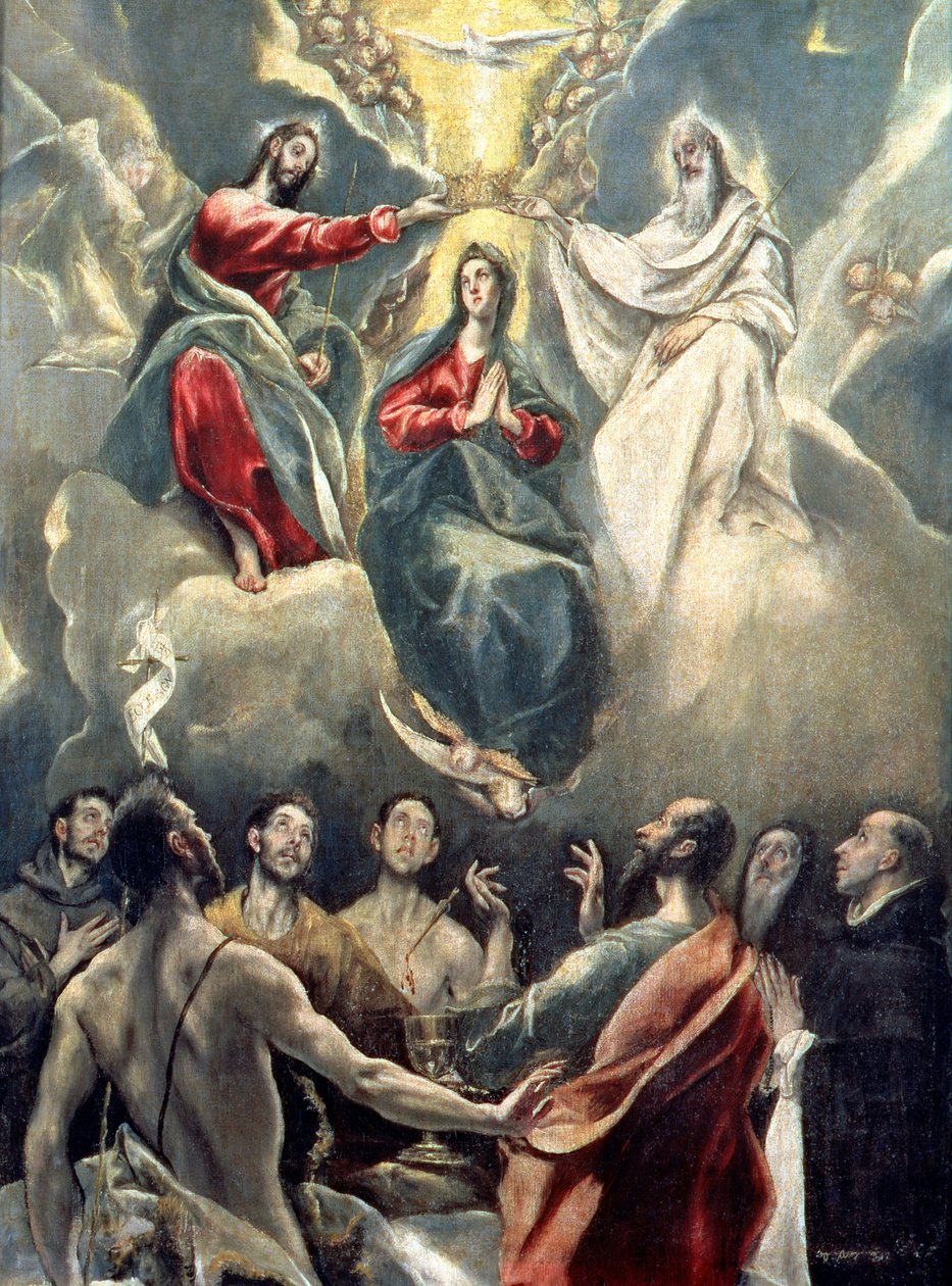 De Kroning van de Maagd door El Greco