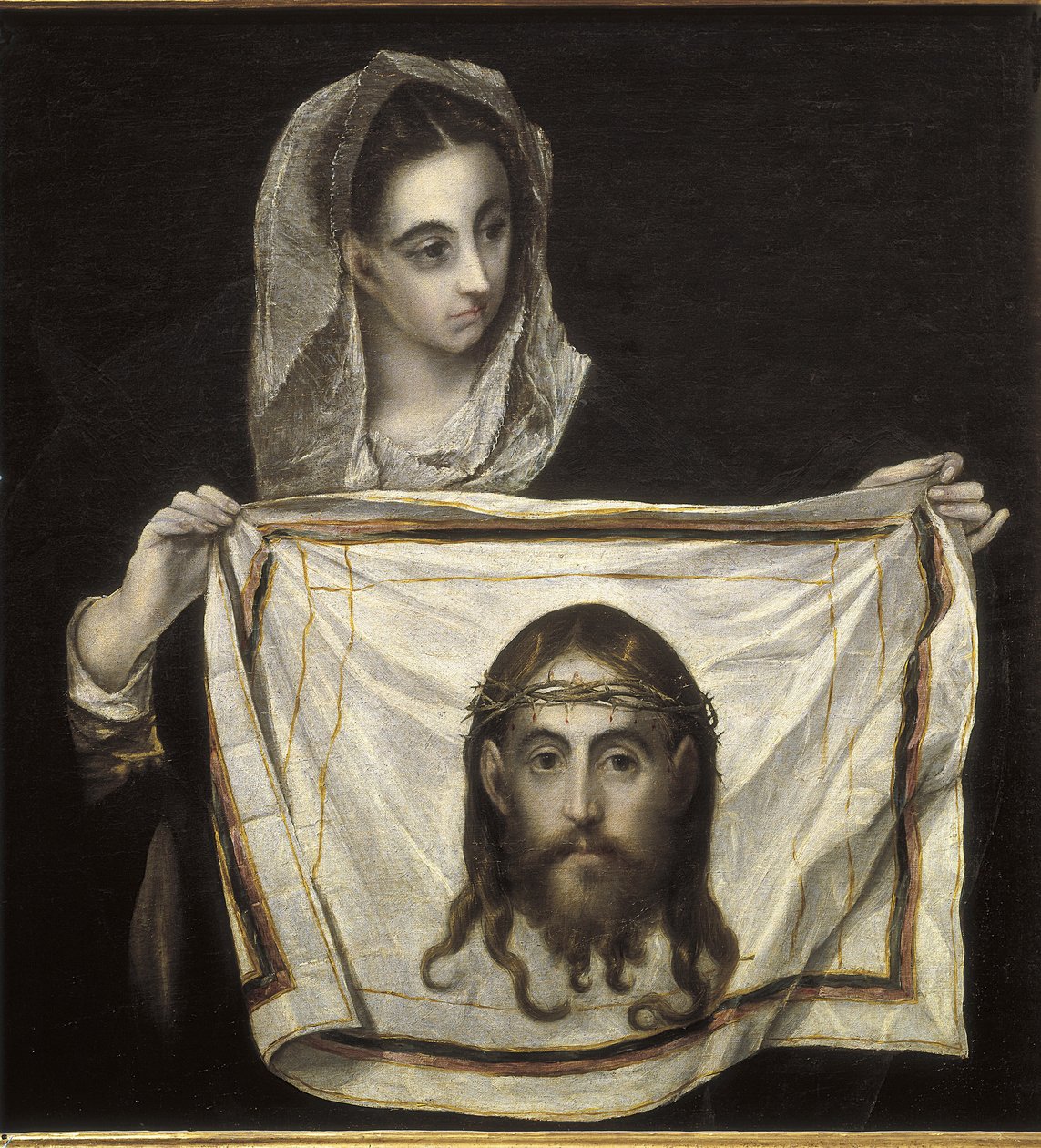 Sint Veronica en de sluier door El Greco