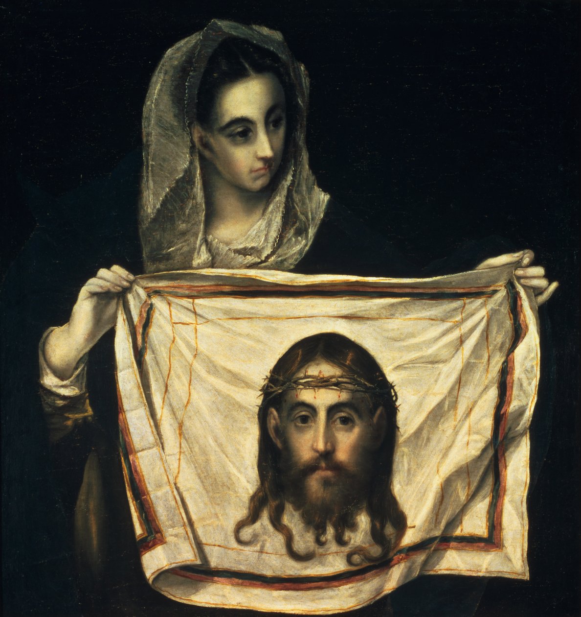 St. Veronica met de Heilige Lijkwade door El Greco
