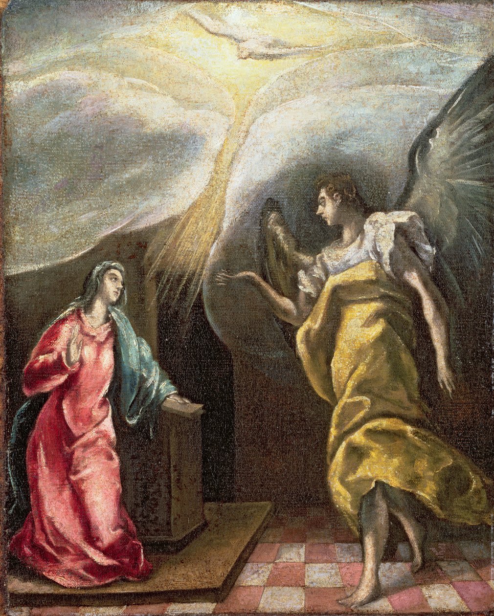 Aankondiging door El Greco