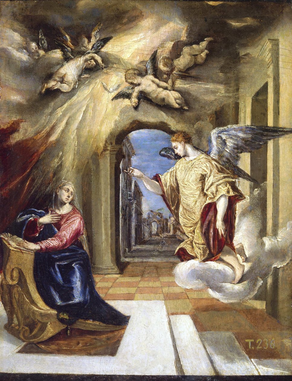Annunciatie door El Greco
