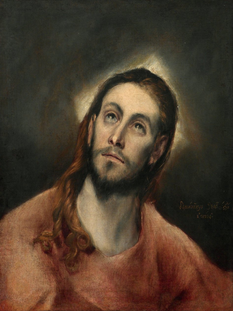 Christus in gebed door El Greco