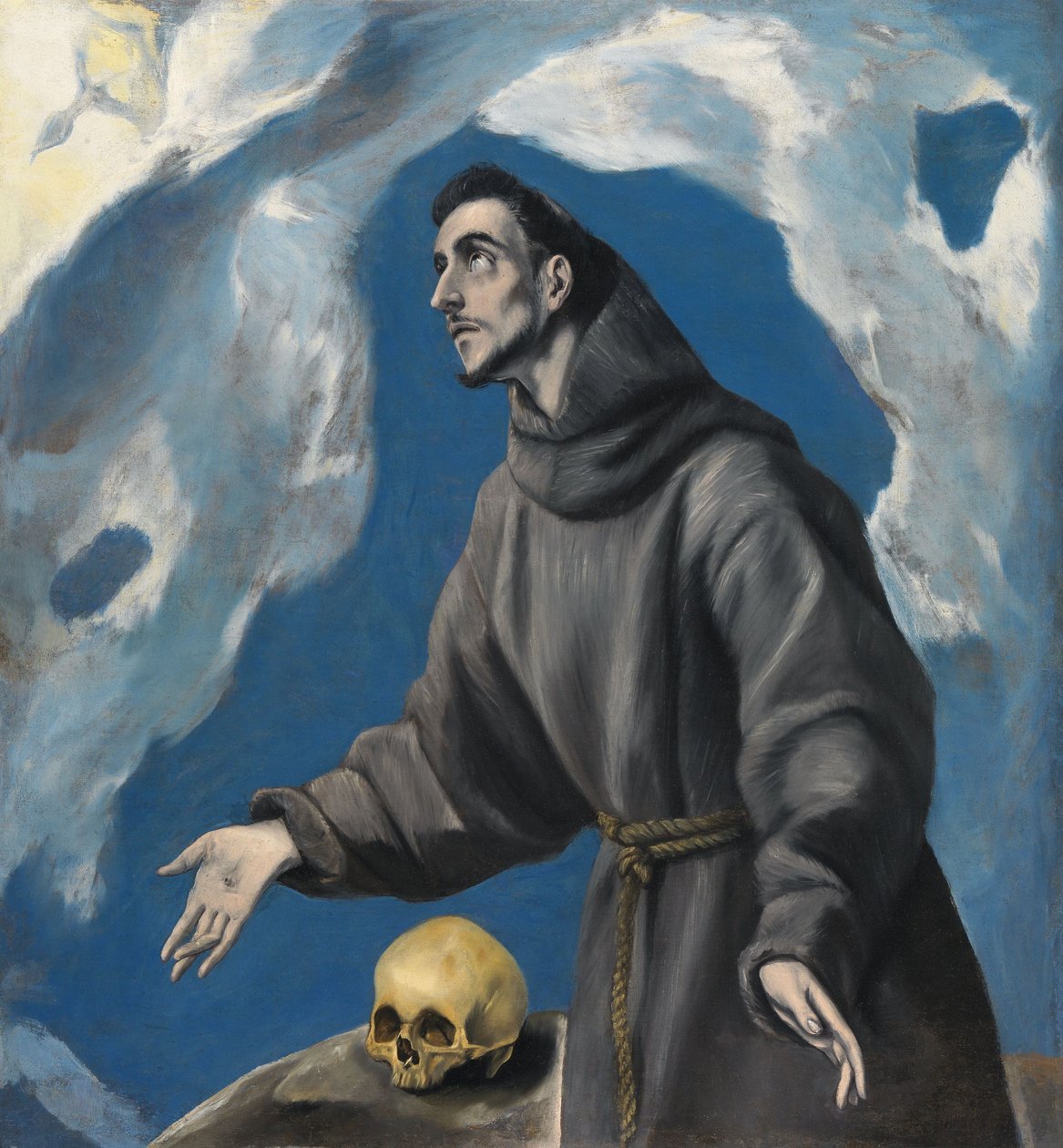 Franciscus ontvangt de stigmata door El Greco