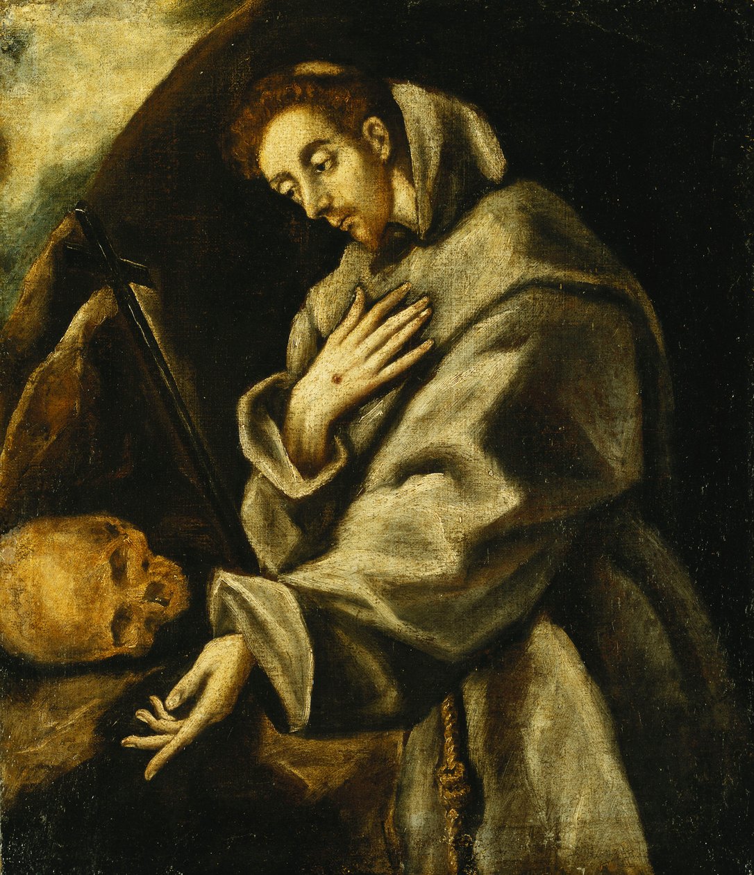 Sint Franciscus in Meditatie door El Greco