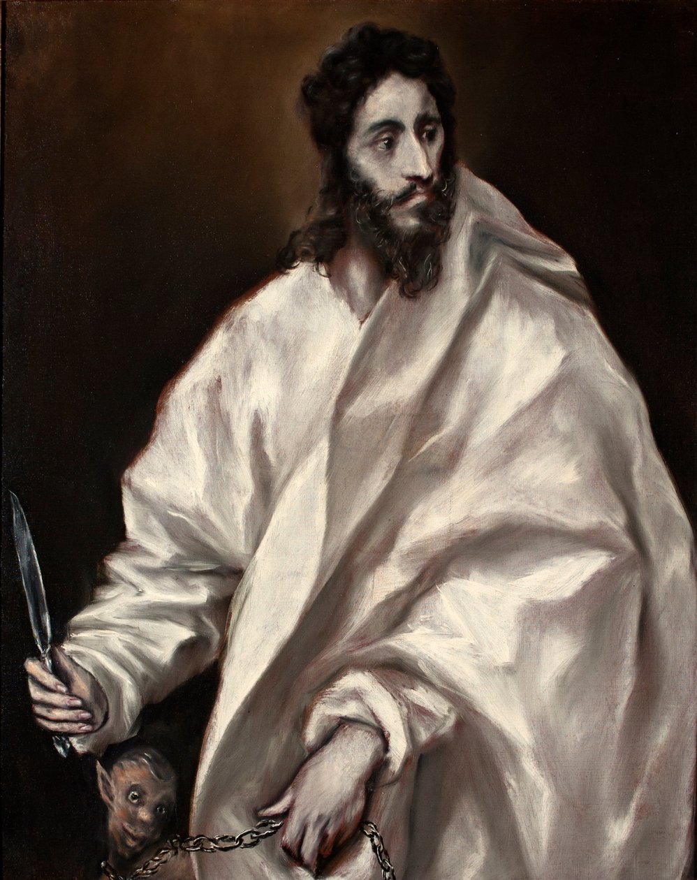 Spaans: San Bartolomé Apóstol Bartholomeus de Apostel door El Greco