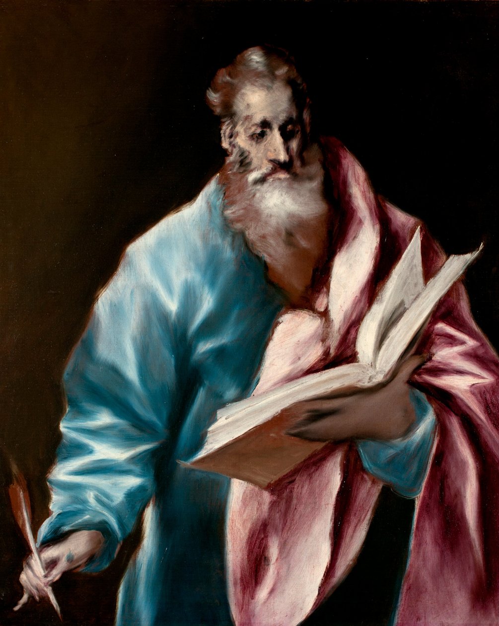 Spaans: San Mateo Apóstol Apostel Sint Mattheus door El Greco
