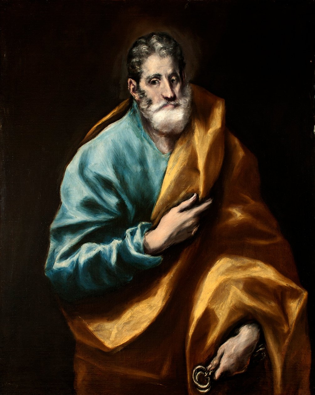 Spaans: San Pedro Apóstol Apostel Sint Pieter door El Greco