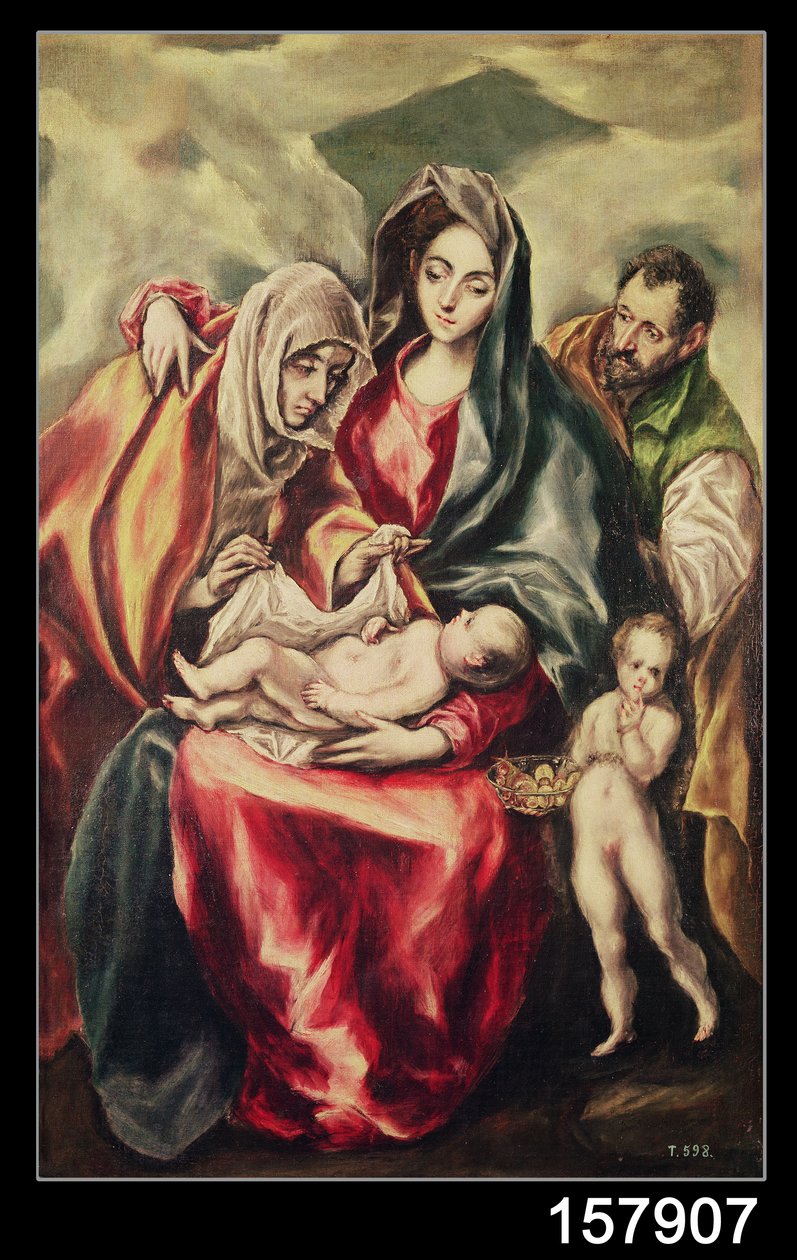 De Heilige Familie door El Greco