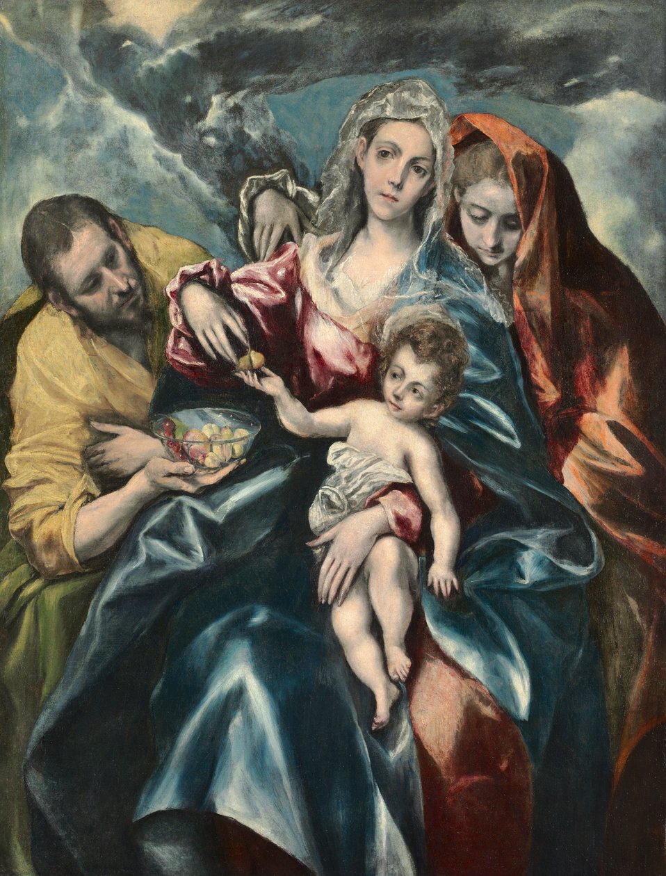 De Heilige Familie met Maria Magdalena door El Greco