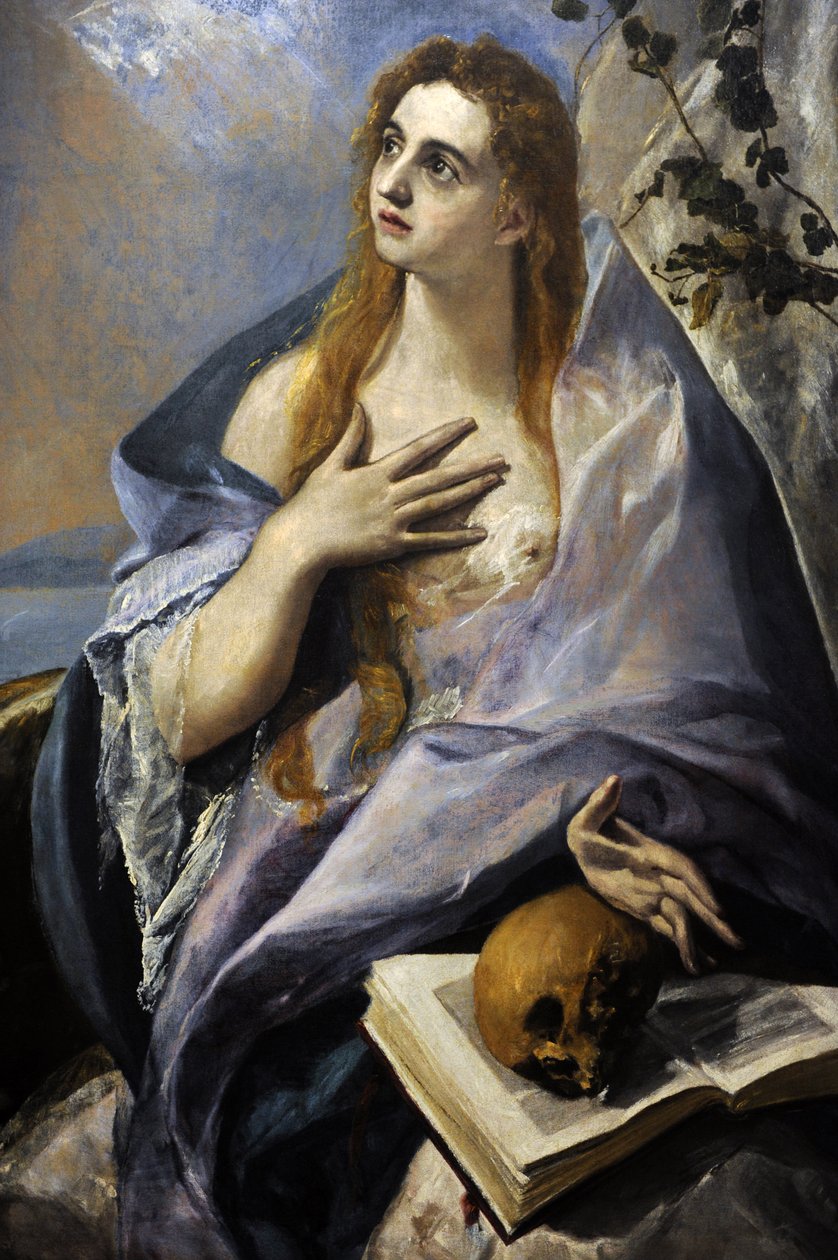 De Boetvaardige Magdalena, 1576-77 door El Greco