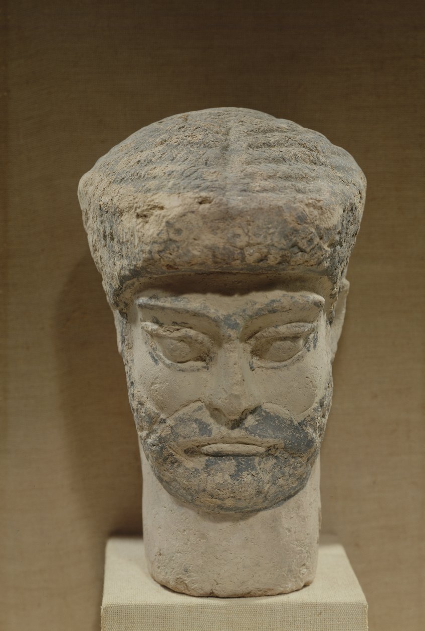 Hoofd van een bebaarde man, c.1800 v.Chr. door Elamite
