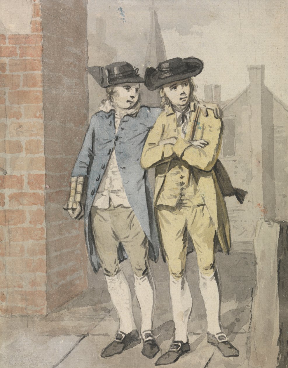 Twee Schooljongens door Elias Martin