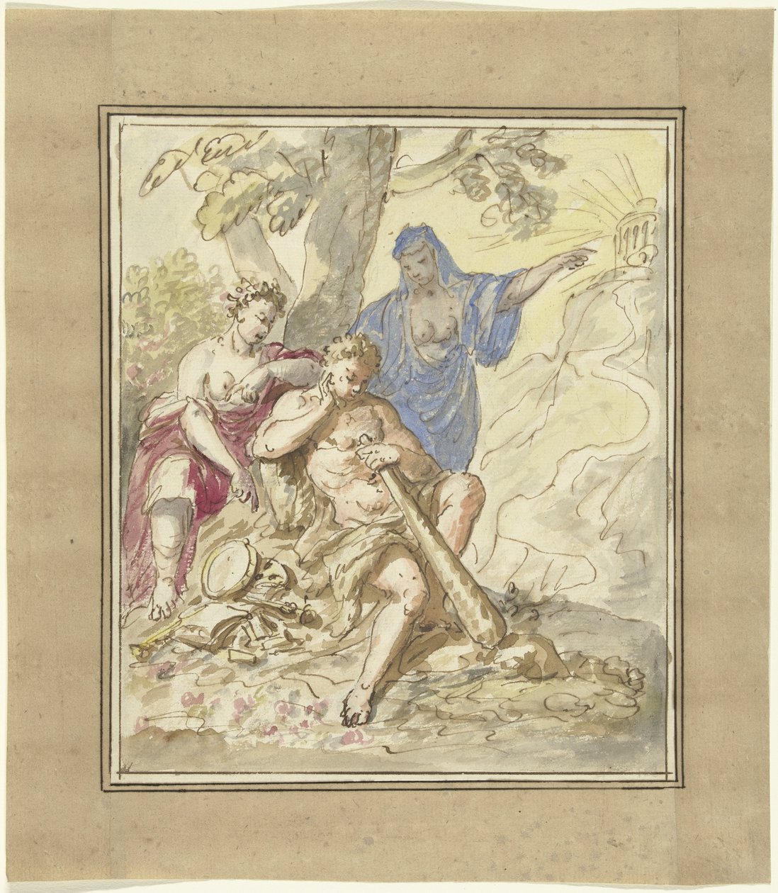 Hercules op de tweesprong door Elias van Nijmegen