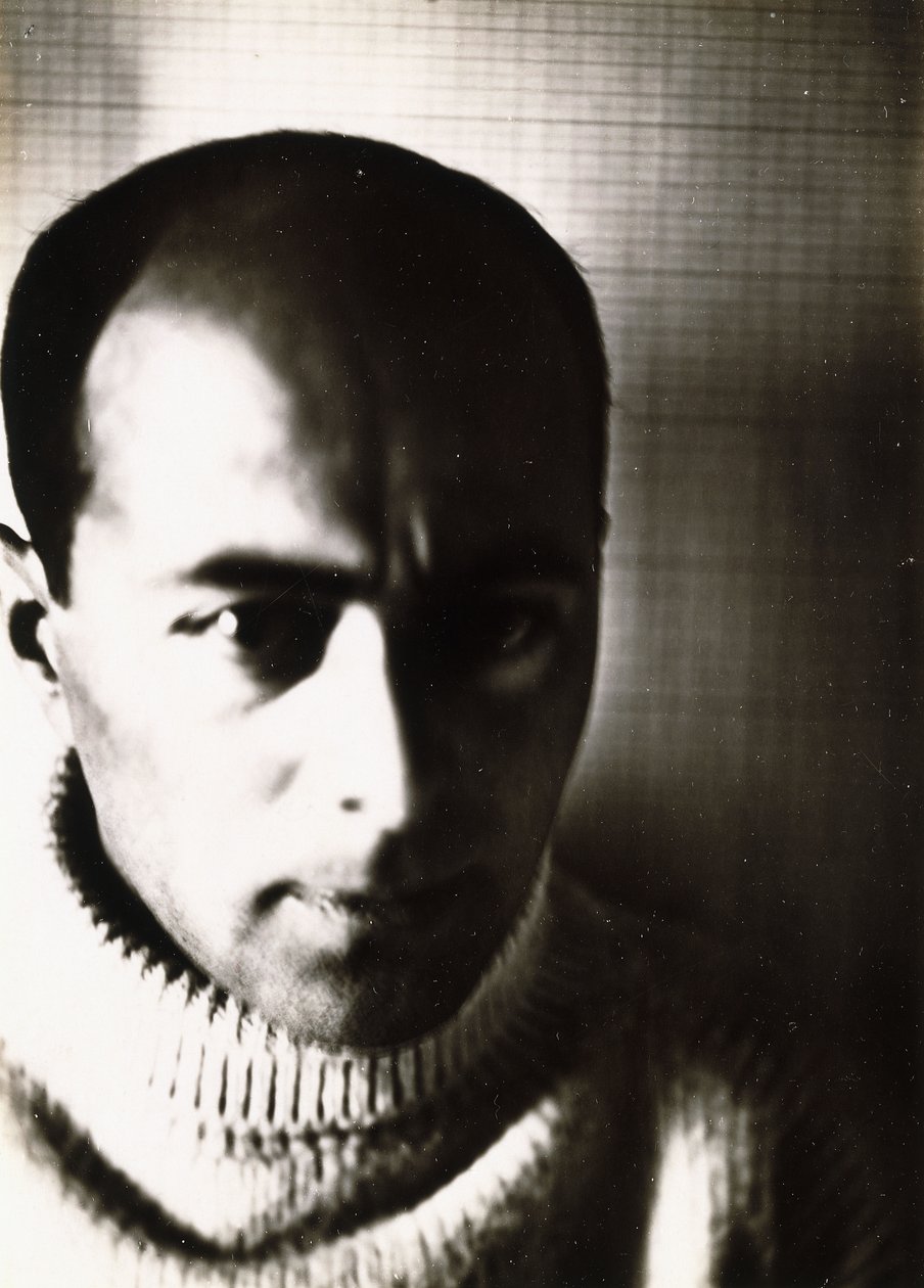 Zelfportret, 1924 door Eliezer Markowich Lissitzky