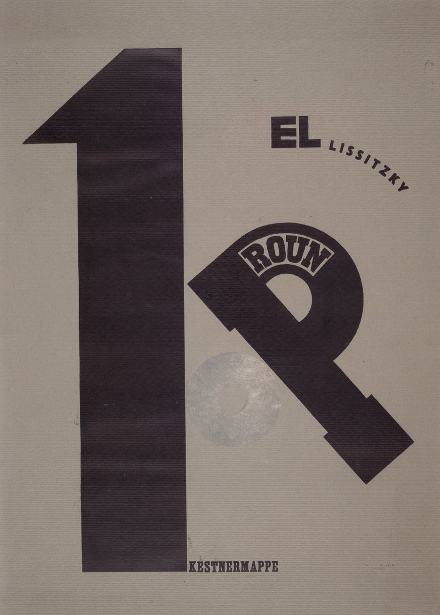 Omslag door Eliezer Markowich Lissitzky