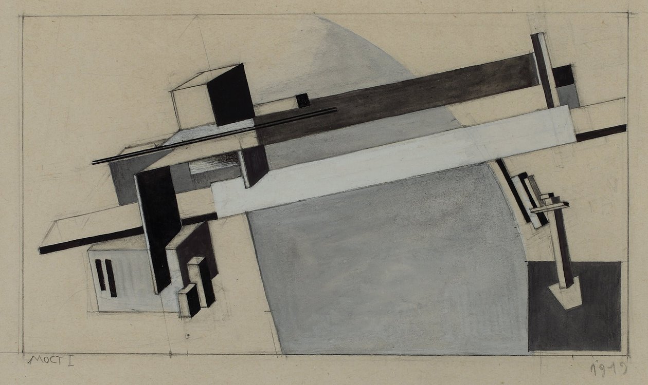 Brug I door Eliezer Markowich Lissitzky