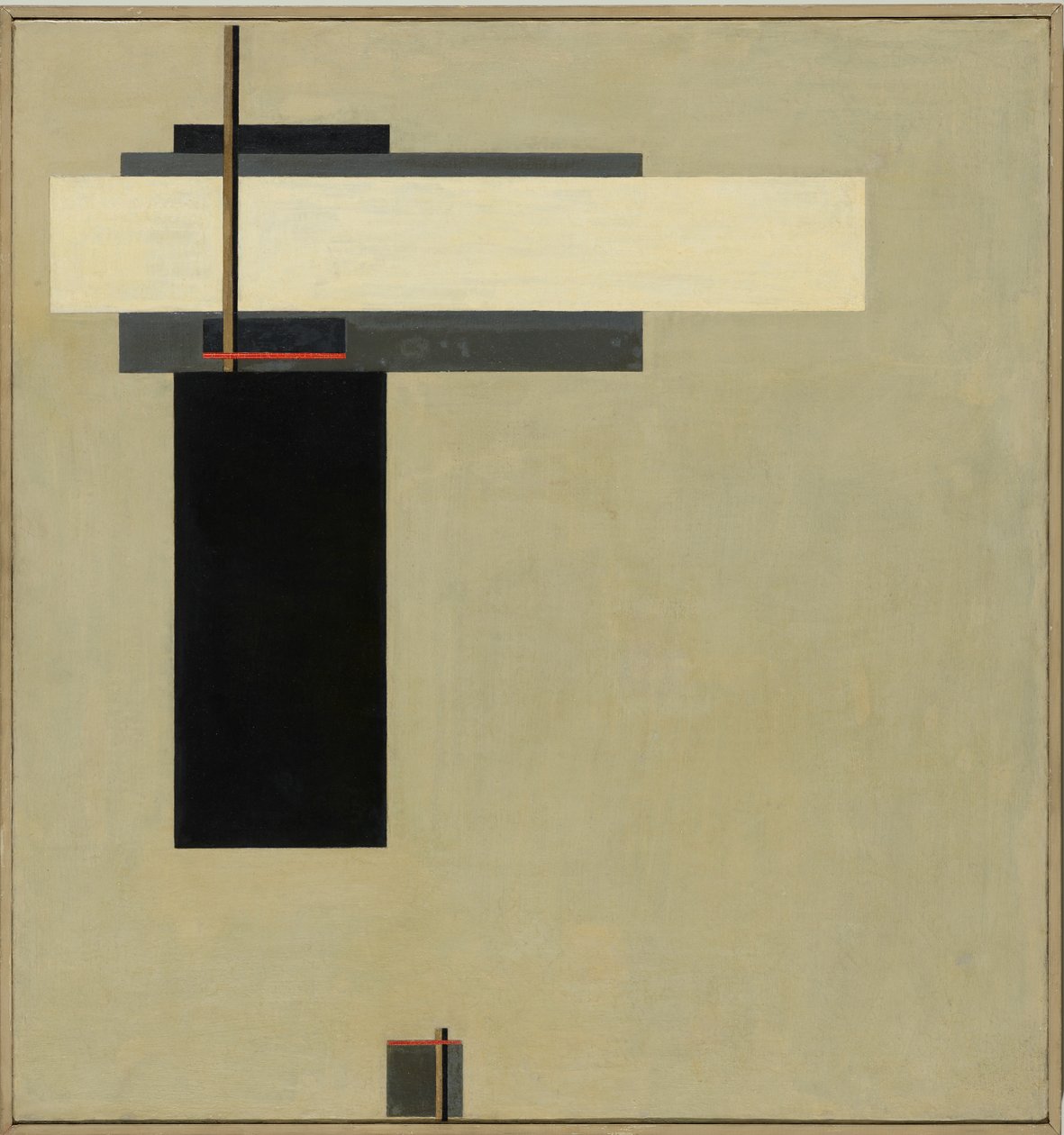Compositie Proun GBA 4, ca. 1923 door Eliezer Markowich Lissitzky