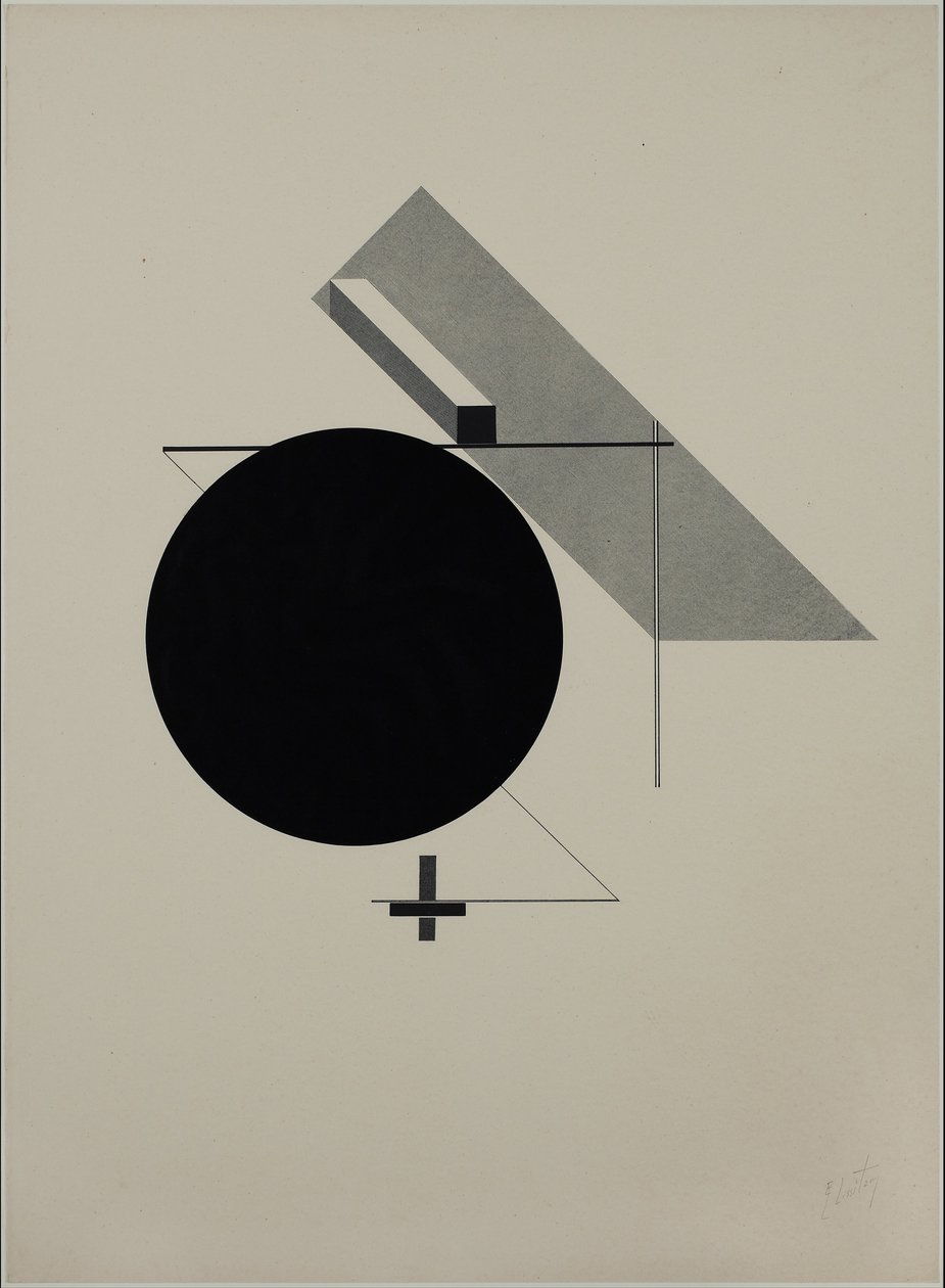 Proun door Eliezer Markowich Lissitzky