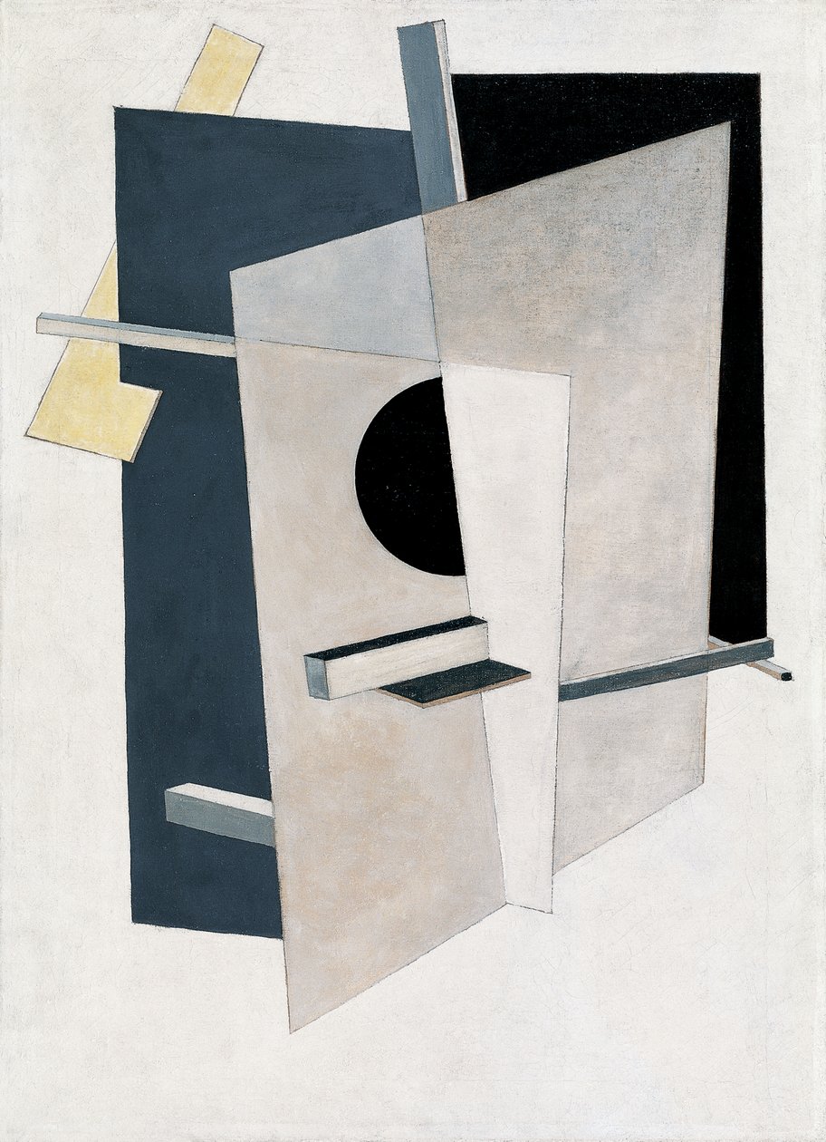Proun 6 door Eliezer Markowich Lissitzky