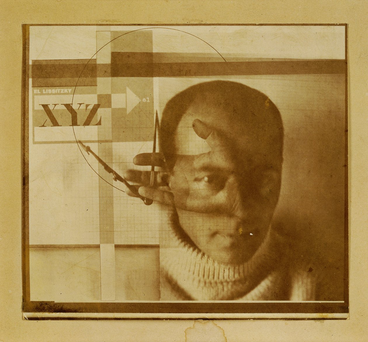 De Constructor Zelfportret door Eliezer Markowich Lissitzky