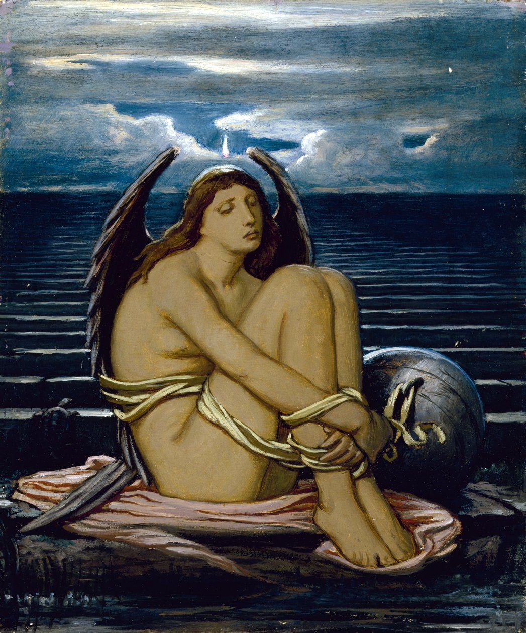 Ziel in Gevangenschap door Elihu Vedder