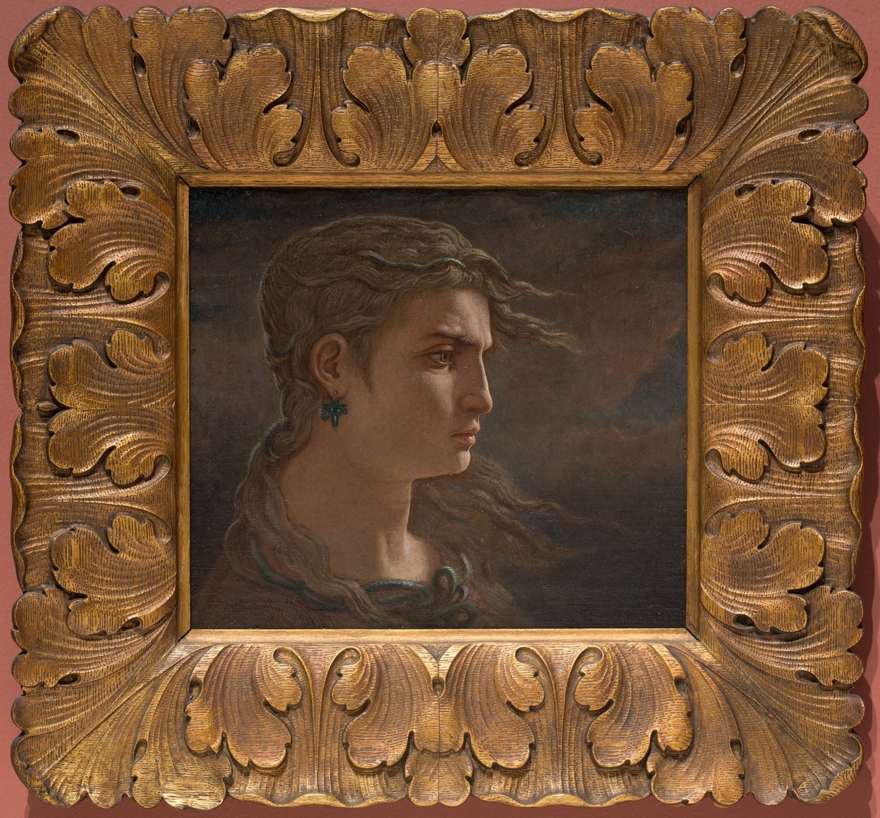Hoofd van Medusa door Elihu Vedder