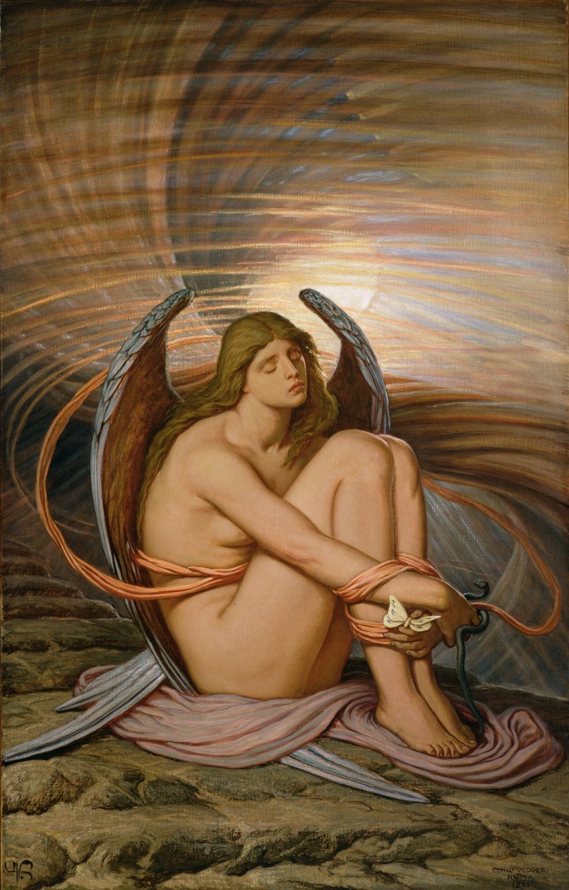 Ziel in Gevangenschap door Elihu Vedder