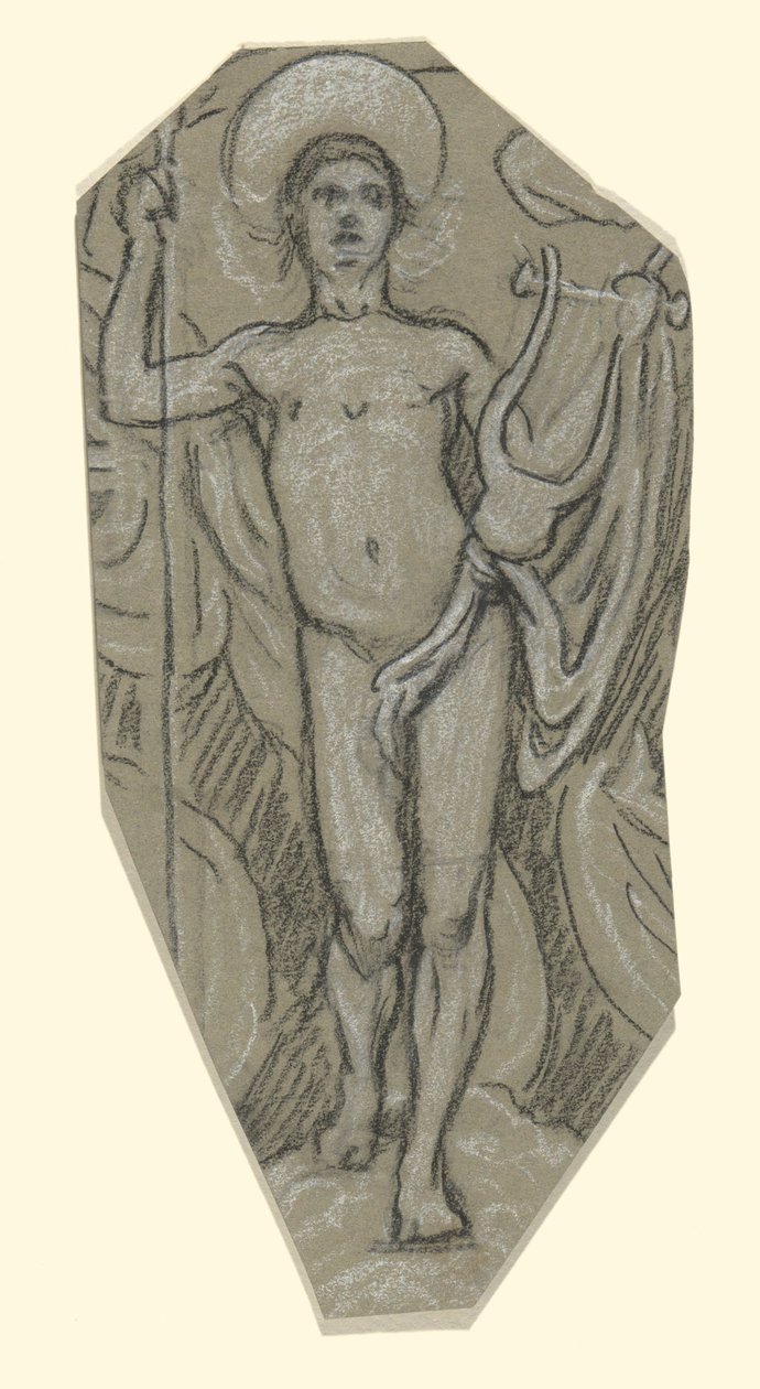 Studie voor Apollo door Elihu Vedder