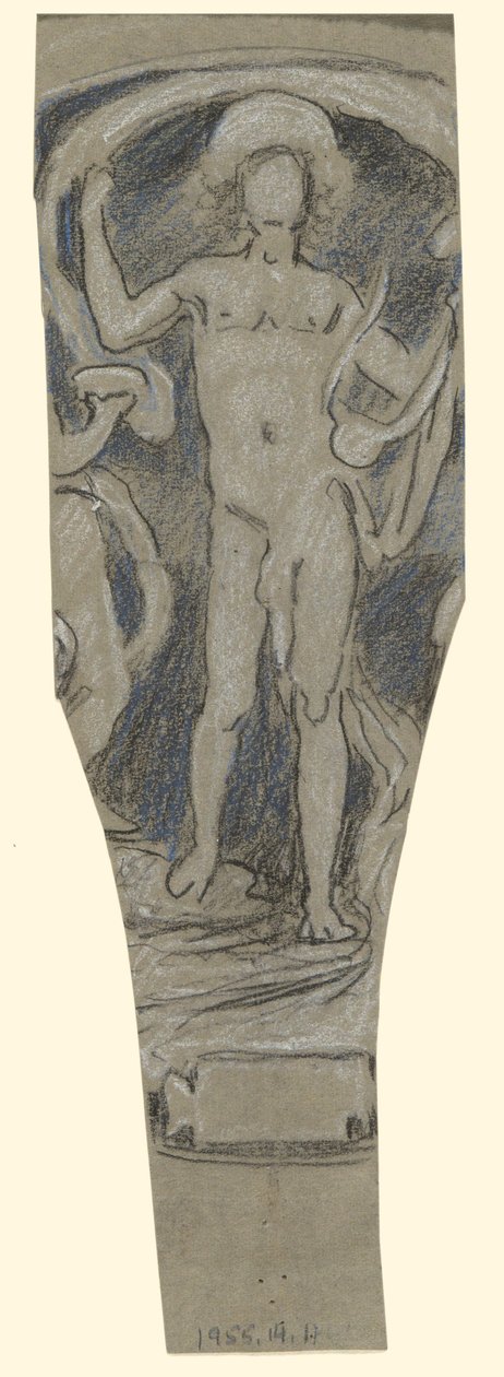Studie voor Apollo door Elihu Vedder