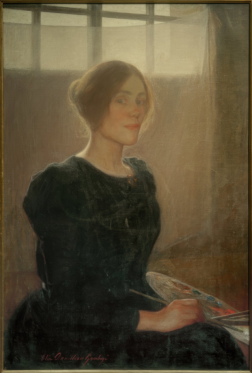 Zelfportret door Elin Danielson Gambogi