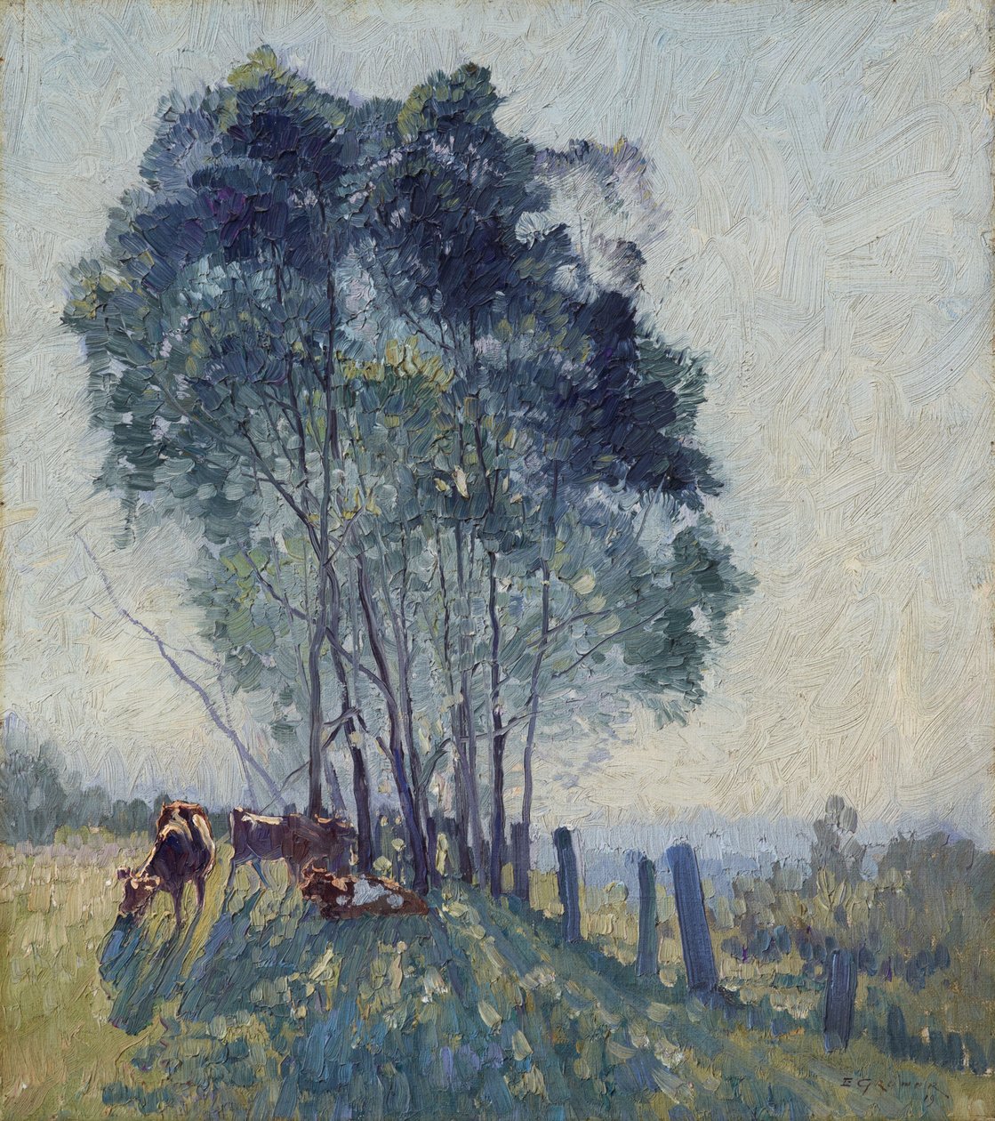 De wattles door Elioth Gruner