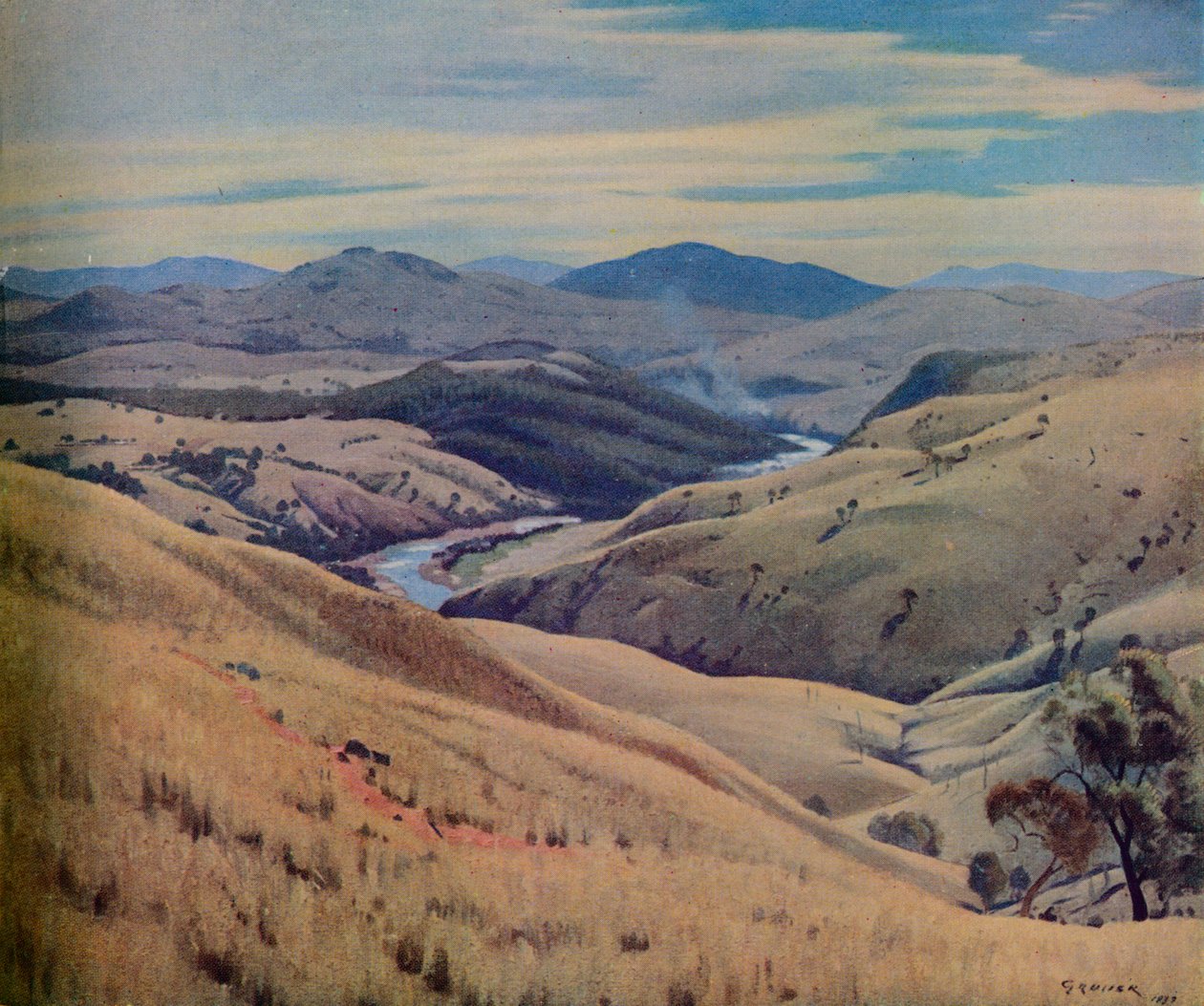 Weetangra, Canberra, 1937 door Elioth Lauritz Leganyer Gruner