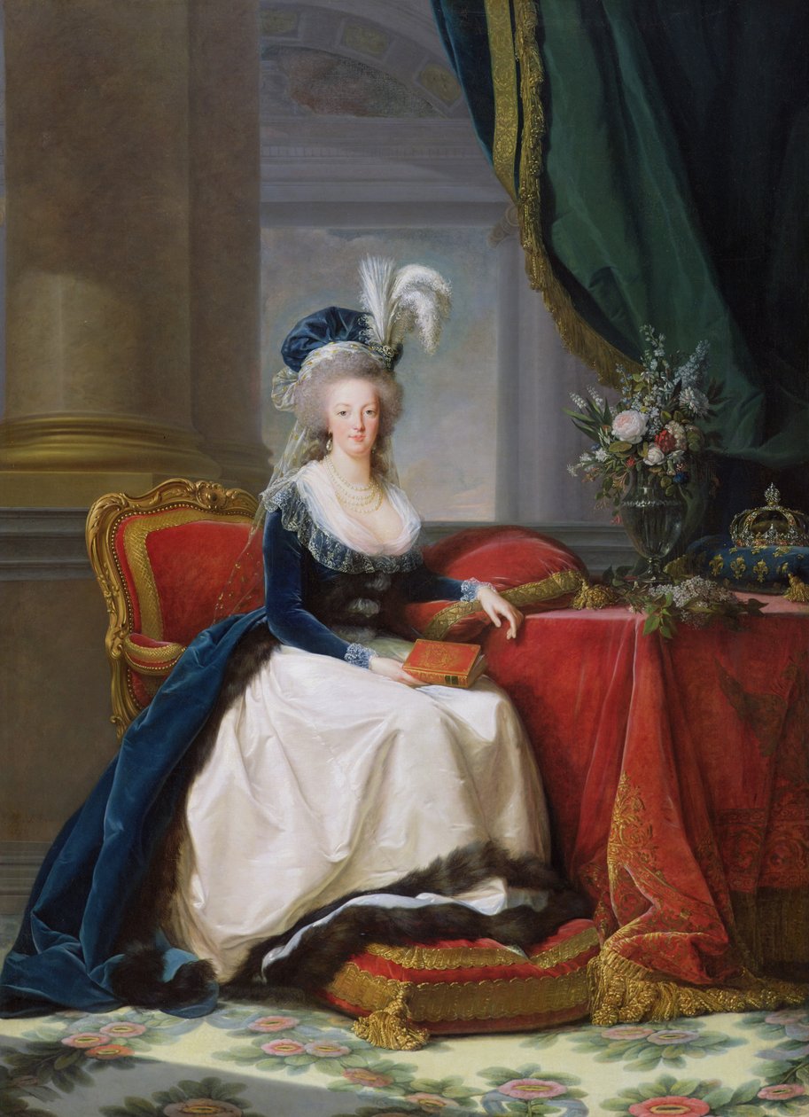 Marie-Antoinette door Elisabeth Louise Vigee Lebrun