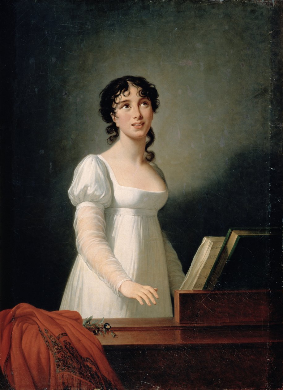 Portret van Angelica Catalani (1780-1849) door Elisabeth Louise Vigee Lebrun
