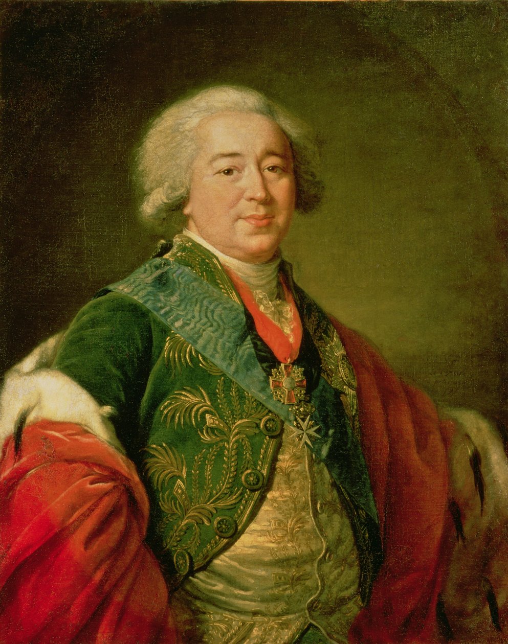 Portret van Prins Alexander Borisovich Kurakin (1752-1818), 1797 door Elisabeth Louise Vigee Lebrun