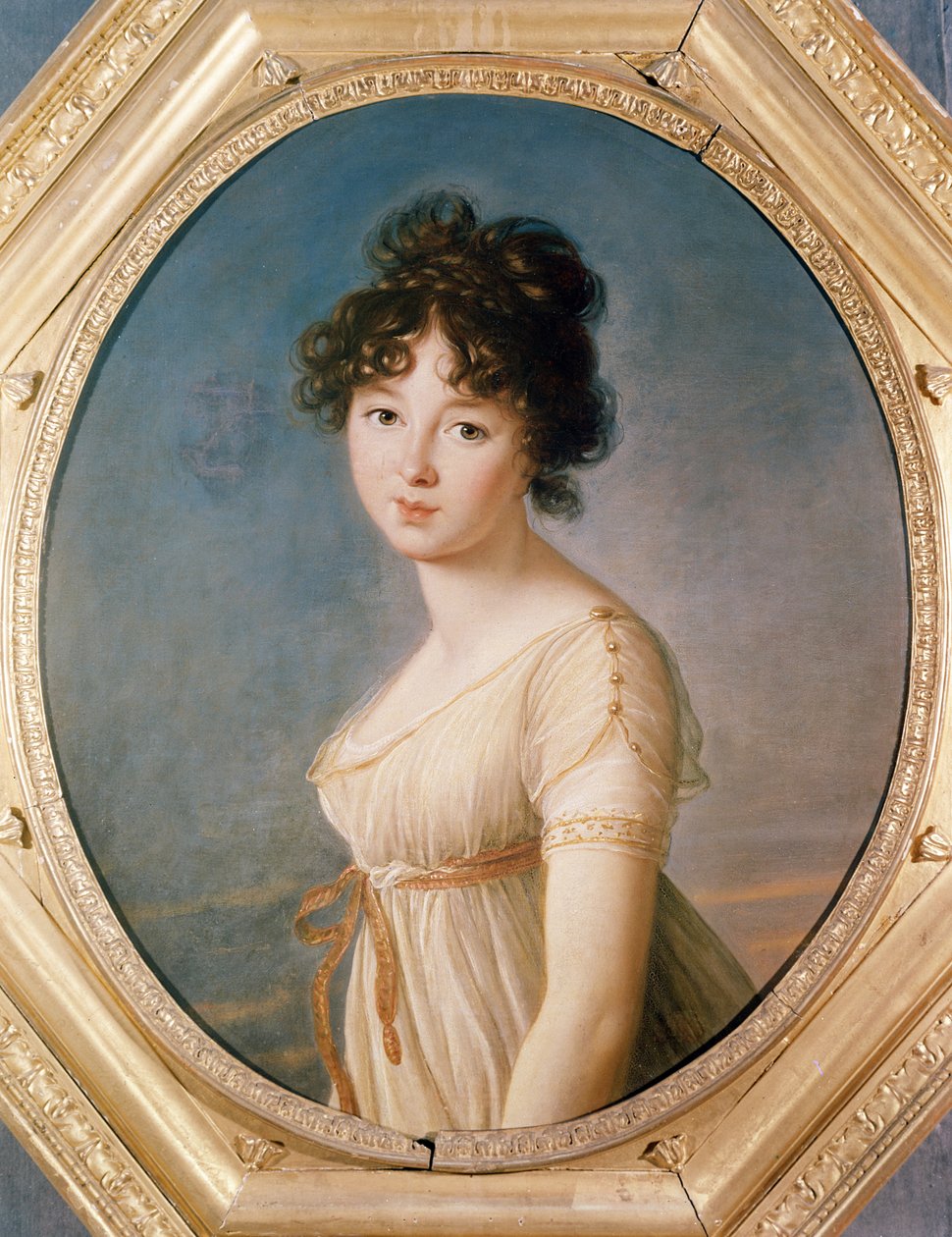 Prinses Aniela Angelique Czartoryska nee Radziwill, 1802 door Elisabeth Louise Vigee Lebrun