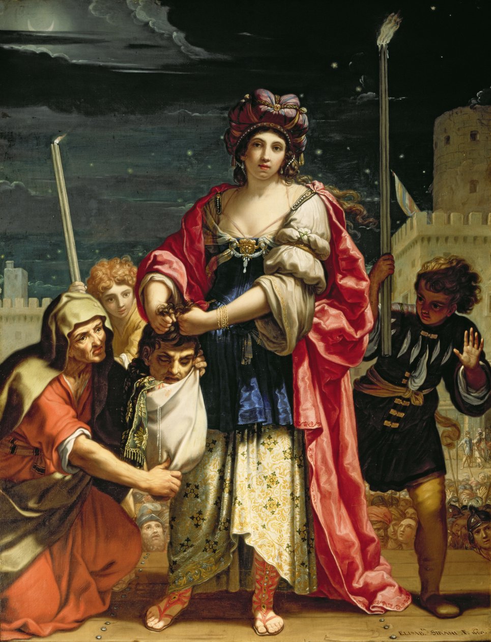 Judith met het Hoofd van Holofernes door Elisabetta Sirani