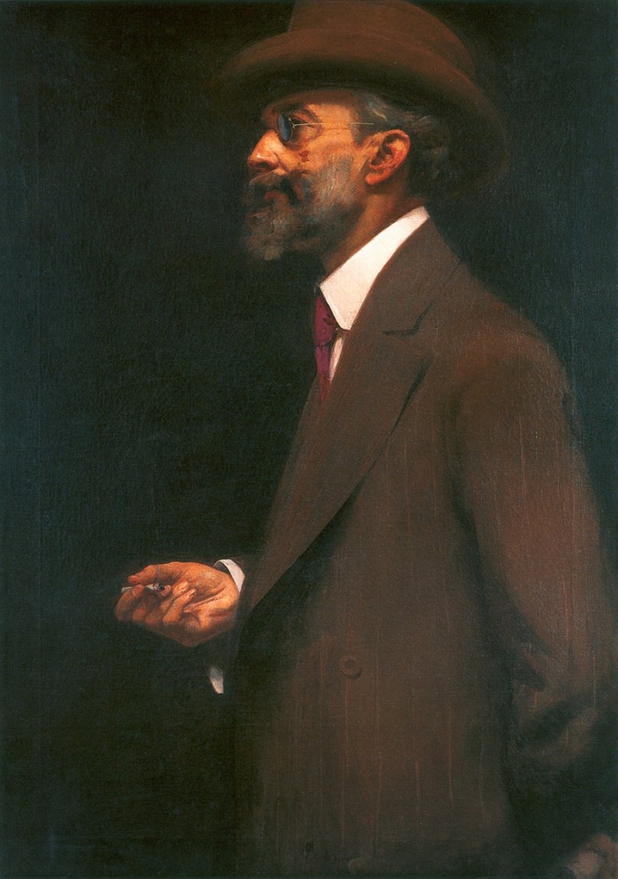 Portret van de kunstcriticus Luis Gonzaga Duque Estrada door Eliseu Visconti