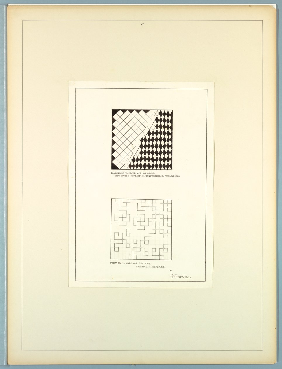 Historisch Ornament, ca. 1900 door Elizabeth A. Nedwill