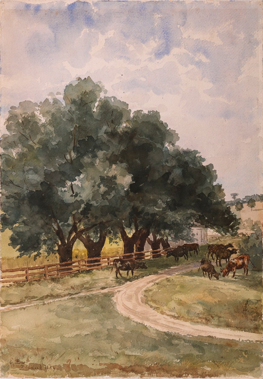Richmond door Elizabeth Boott Duveneck