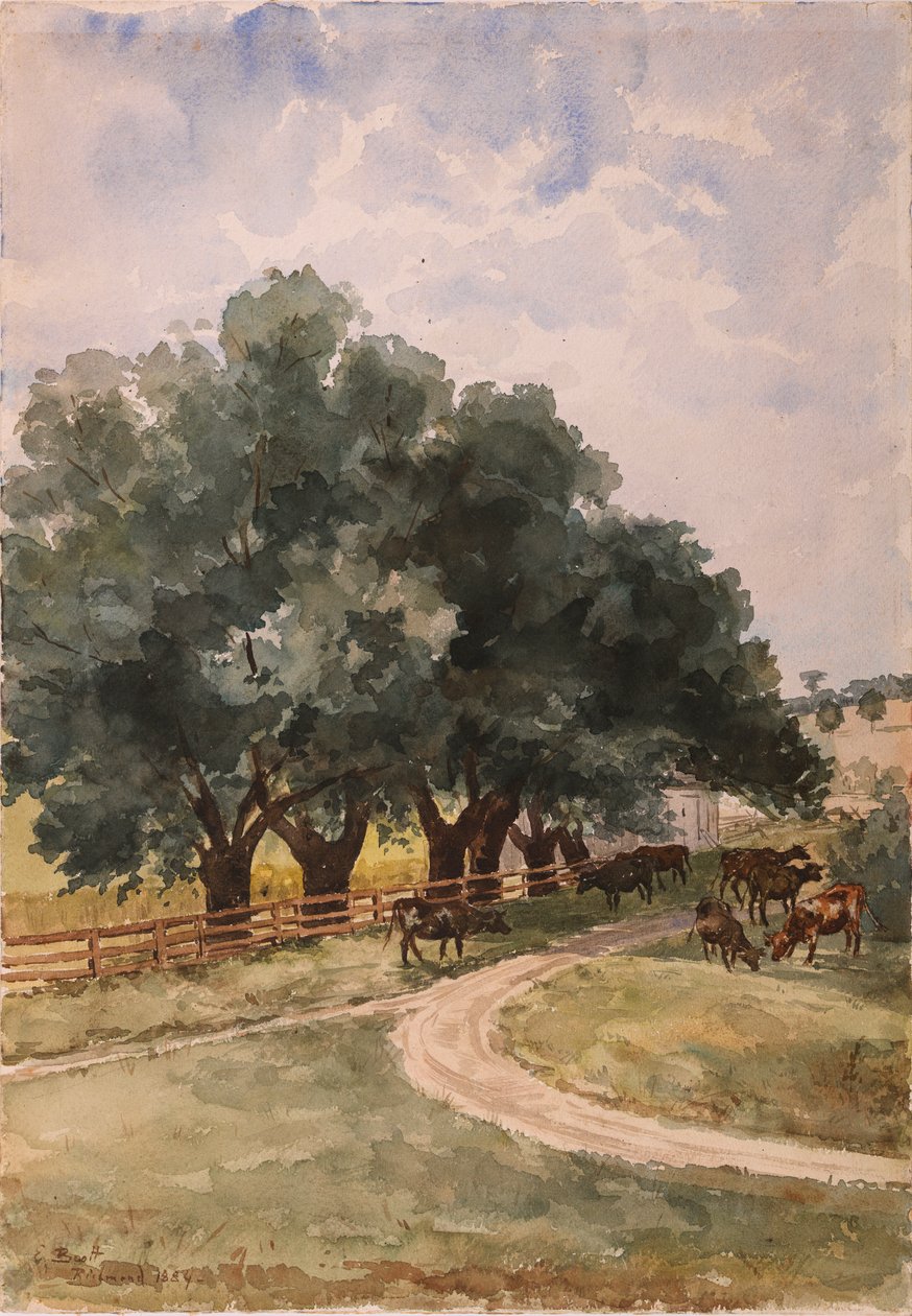 Richmond, 1884 door Elizabeth Boott Duveneck