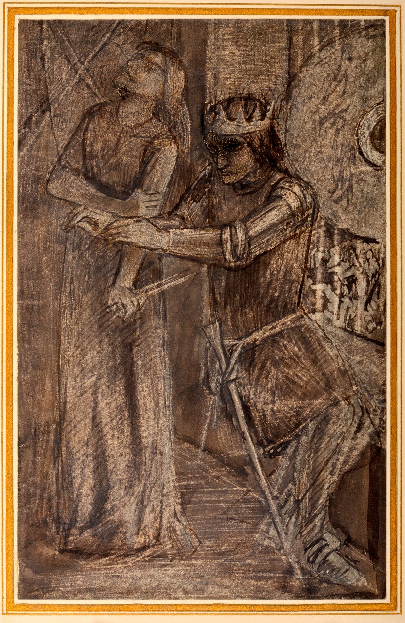 De Macbeths door Elizabeth Eleanor (1834 62) Siddal