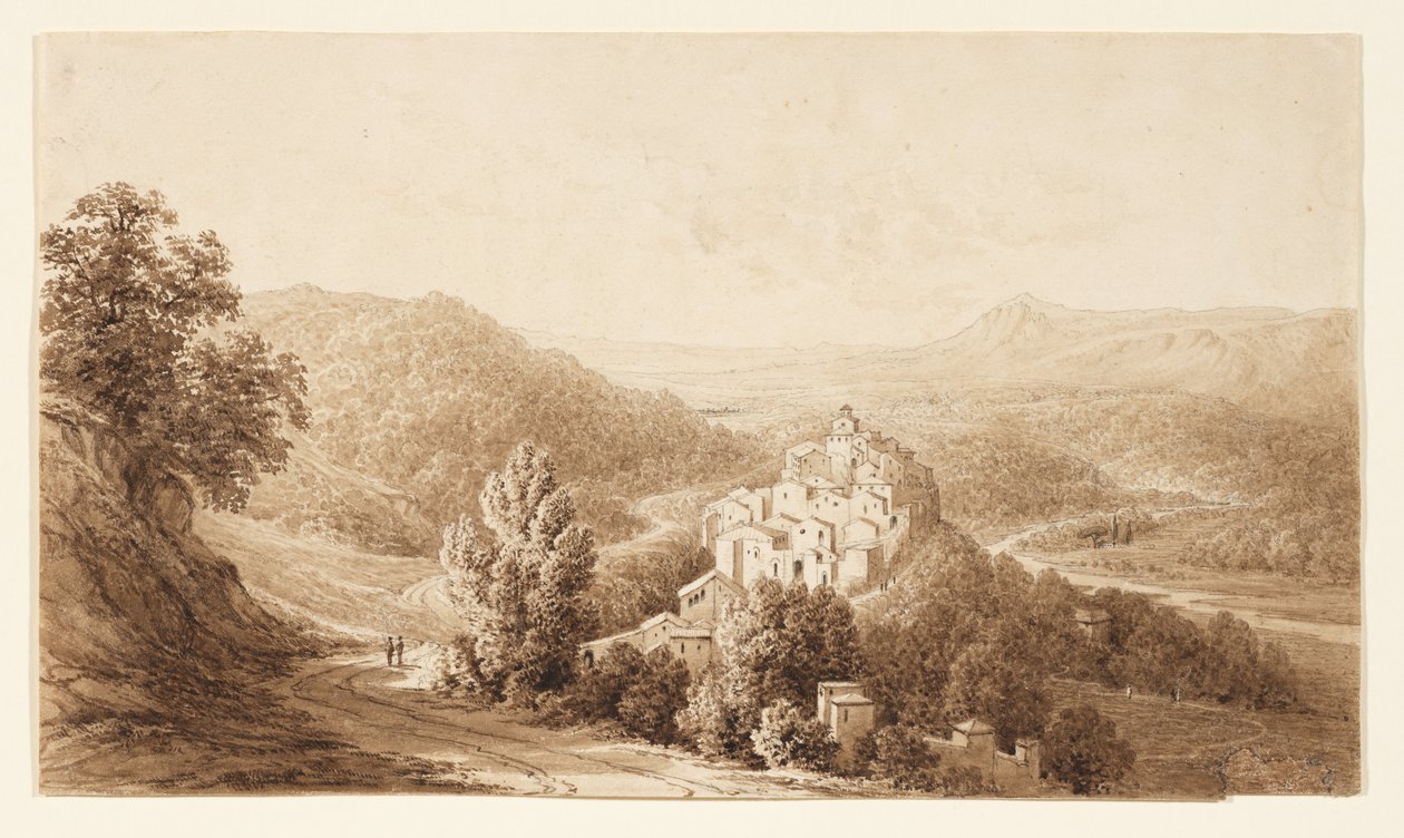 Papignia, nabij Terni door Elizabeth Frances Batty