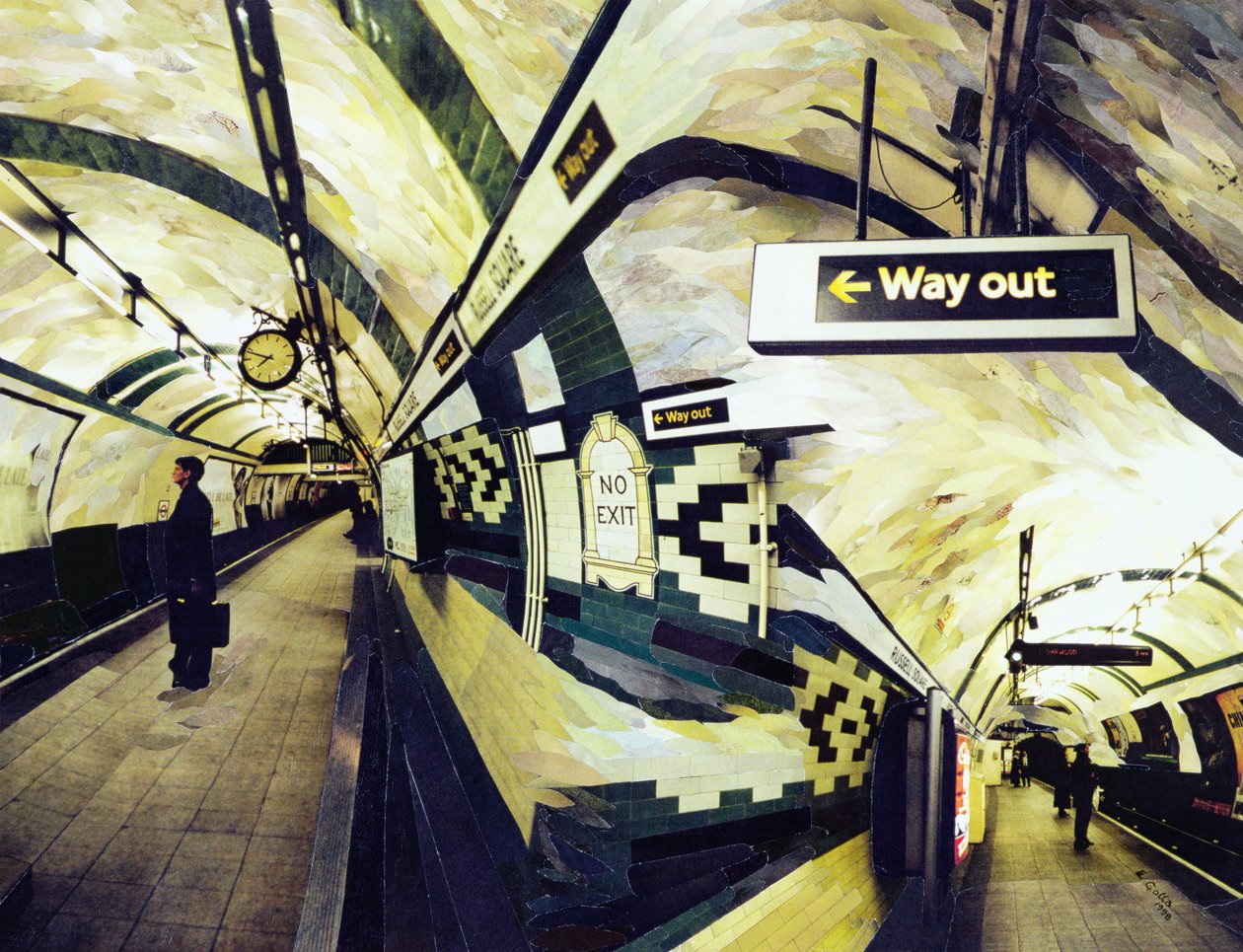 Way Out (Russell Square) door Ellen Golla