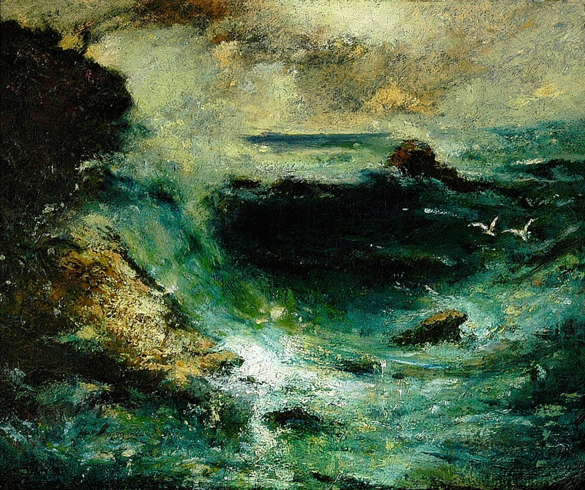 Onrustige wateren door Elliot Daingerfield